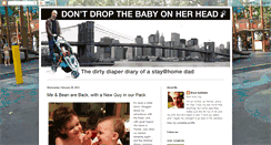 Desktop Screenshot of dontdropthebabyonherhead.com